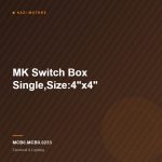 MK Switch Box Single,Size:4″x4″
