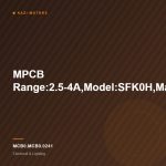 MPCB Range:2.5-4A,Model:SFK0H,Make:GE