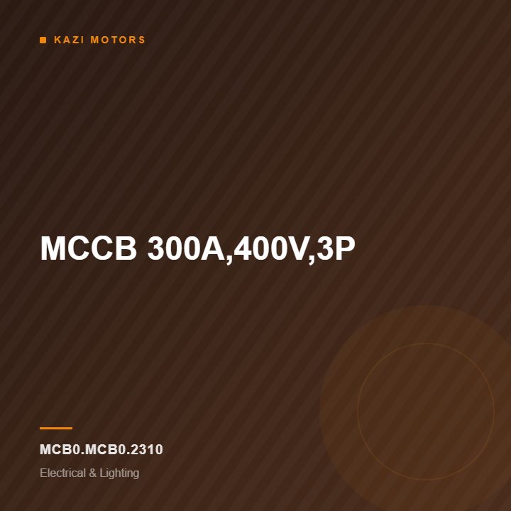 MCCB 300A,400V,3P