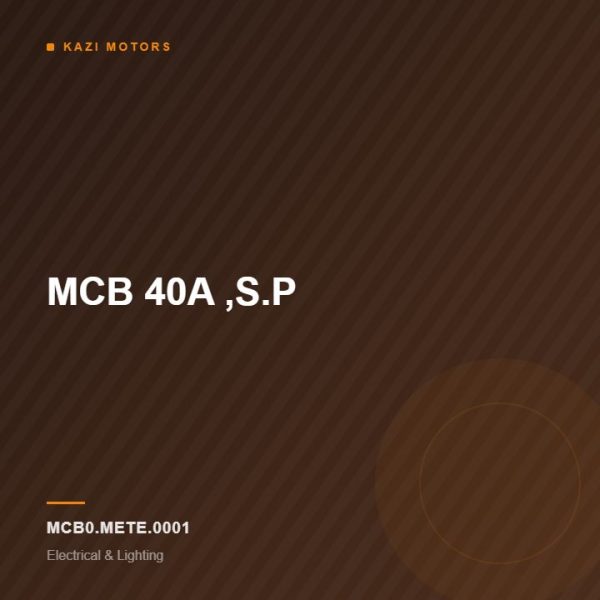 MCB 40A ,S.P