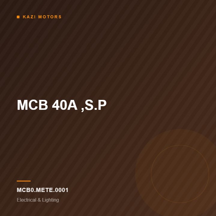 MCB 40A ,S.P