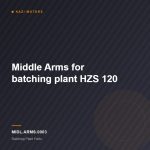 Middle Arms for batching plant HZS 120