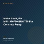 Motor Shaft, P/N M541970750 BRH 750 For Concrete Pump