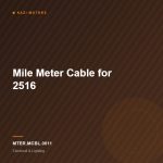 Mile Meter Cable for 2516