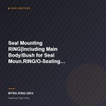 Seal Mounting RING[Including Main Body/Bush for Seal Moun.RING/O-Sealing Ring],Model:SCAB-230-232/233 for Batching Plant HZS60