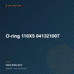 O-ring 110X5 041321007