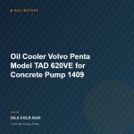 Oil Cooler Volvo Penta Model TAD 620VE for Concrete Pump 1409