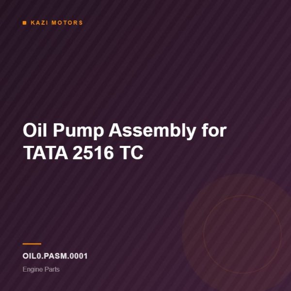Oil Pump Assembly for TATA 2516 TC