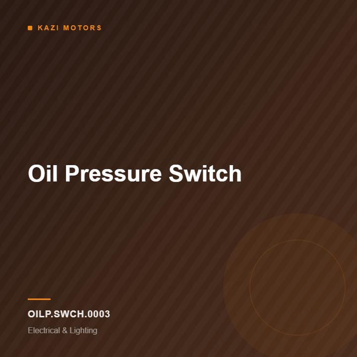 Oil Pressure Switch