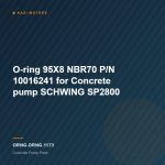 O-ring 95X8 NBR70  P/N 10016241 for Concrete pump SCHWING SP2800