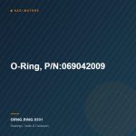 O-Ring, P/N:069042009
