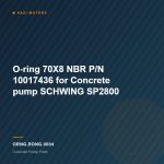 O-ring 70X8 NBR  P/N 10017436 for Concrete pump SCHWING SP2800
