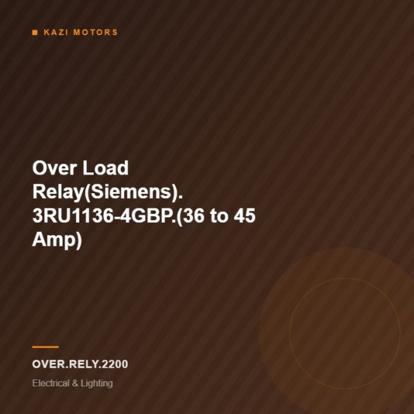 Over Load Relay(Siemens). 3RU1136-4GBP.(36 to 45 Amp)