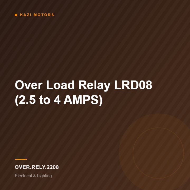 Over Load Relay LRD08 (2.5  to 4 AMPS)
