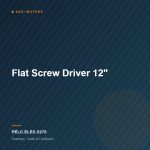 Flat Screw Driver 12″
