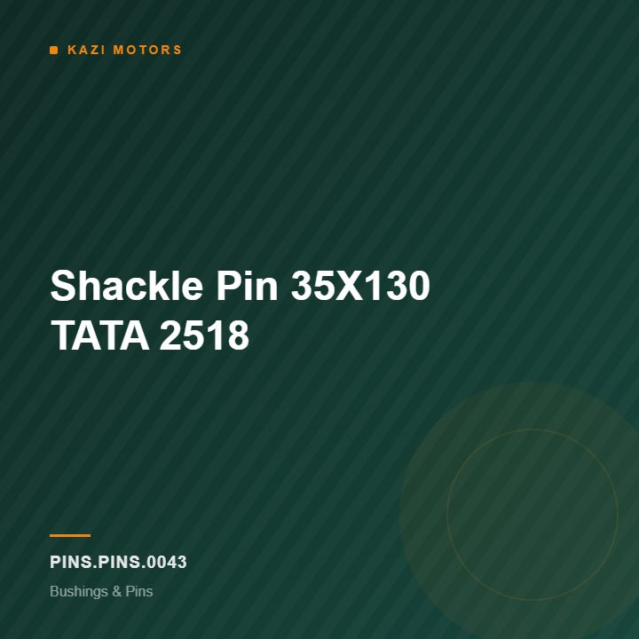 Shackle Pin 35X130  TATA 2518