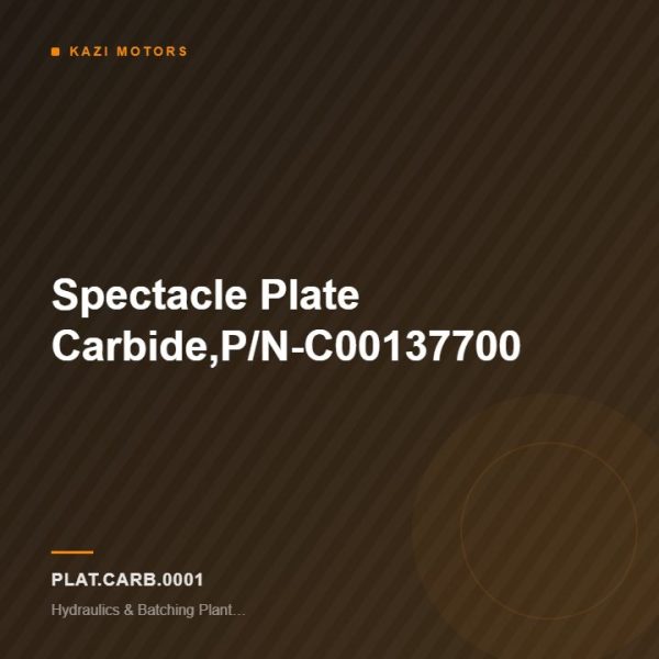 Spectacle Plate Carbide,P/N-C00137700
