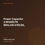 Power Capacitor 2.5KVAR,FN 50Hz,UN-415V,5A,