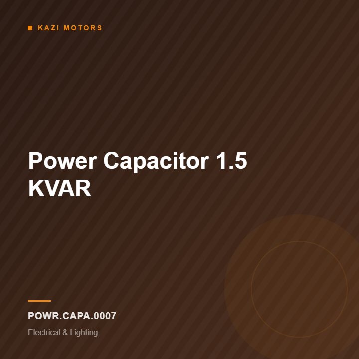 Power Capacitor 1.5 KVAR