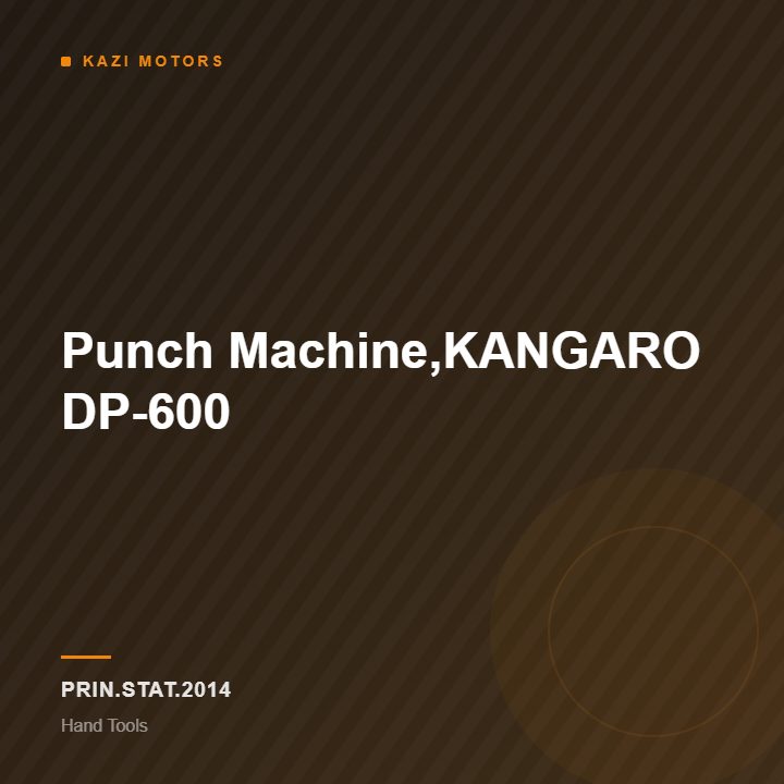 Punch Machine,KANGARO DP-600
