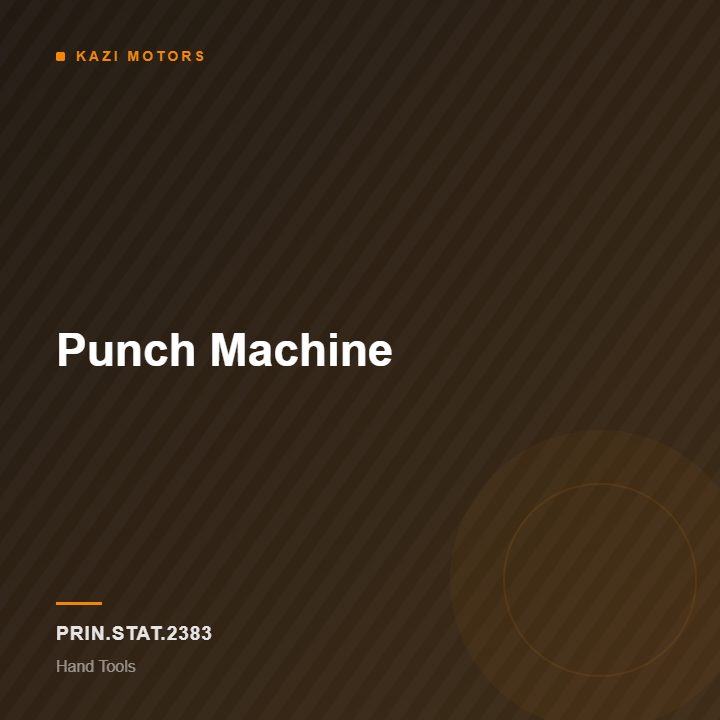 Punch Machine