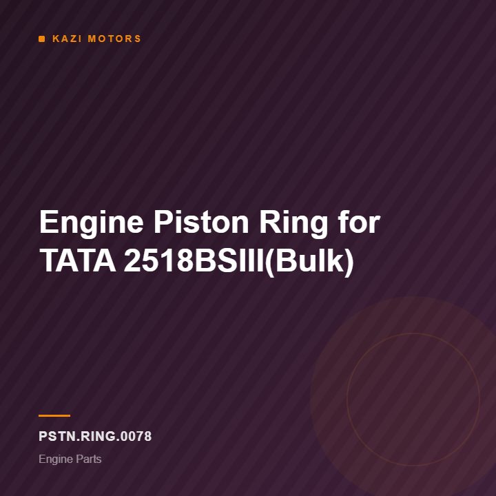 Engine Piston Ring for TATA 2518BSIII(Bulk)