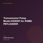 Transmission Pump Model:XG935H for XGMA PAYLOADER