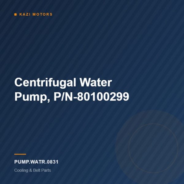 Centrifugal Water Pump, P/N-80100299
