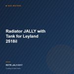 Radiator JALLY with Tank for Leyland 2518il