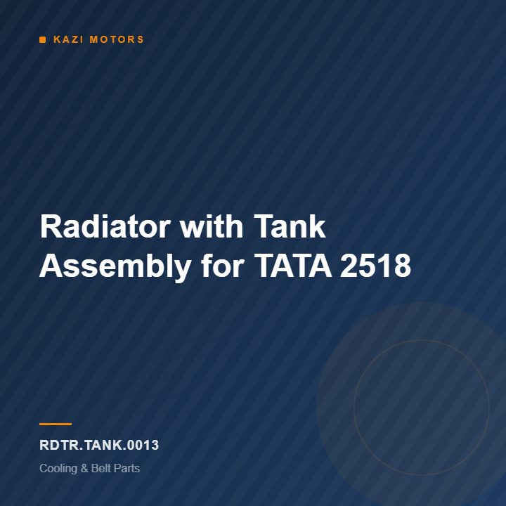 Radiator with Tank Assembly for TATA 2518