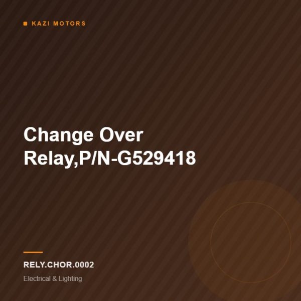 Change Over Relay,P/N-G529418