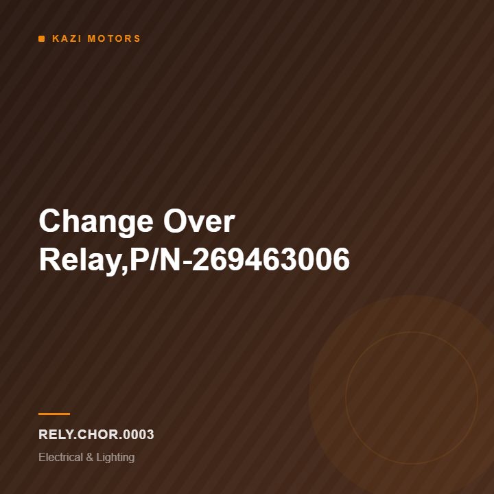 Change Over Relay,P/N-269463006