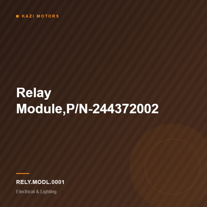 Relay Module,P/N-244372002