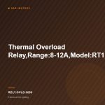 Thermal Overload Relay,Range:8-12A,Model:RT1N+RTXP,Make:GE