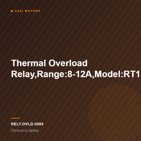 Thermal Overload Relay,Range:8-12A,Model:RT1N+RTXP,Make:GE