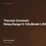 Thermal Overload Relay,Range:9-13A,Model:LRD16,Make:TELEMECANIQUE
