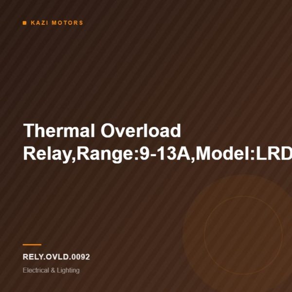 Thermal Overload Relay,Range:9-13A,Model:LRD16,Make:TELEMECANIQUE