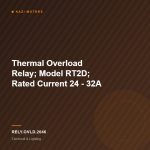 Thermal Overload Relay; Model RT2D; Rated Current 24 – 32A