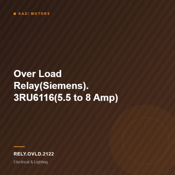Over Load Relay(Siemens). 3RU6116(5.5 to 8 Amp)