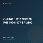 O-RING 110*5 NBR 70, P/N-10001077 SP 2800