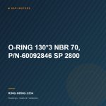 O-RING 130*3 NBR 70, P/N-60092846 SP 2800