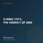 O-RING 174*3, P/N-10000511 SP 2800