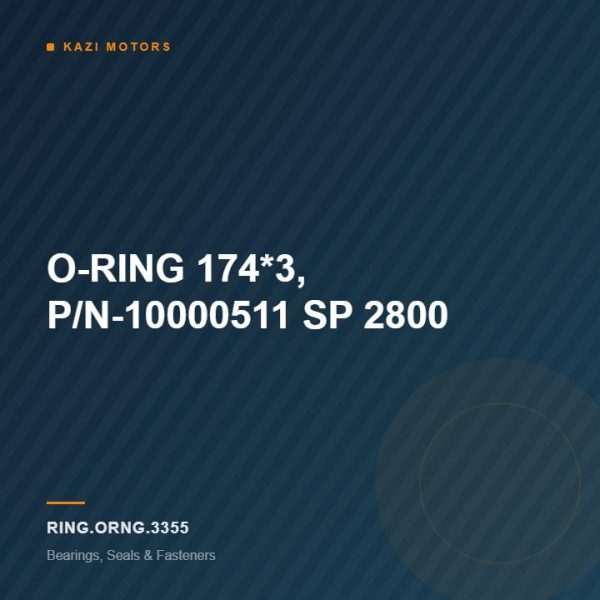 O-RING 174*3, P/N-10000511 SP 2800