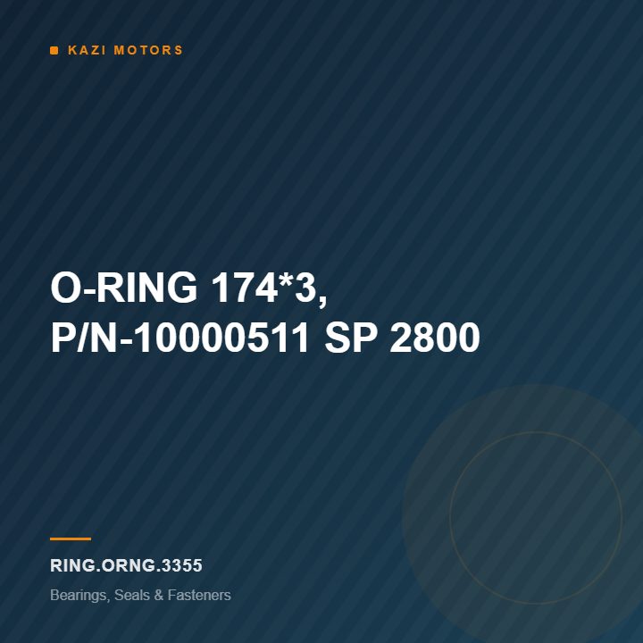km-ring-orng-3355 O-RING 174*3, P/N-10000511 SP 2800