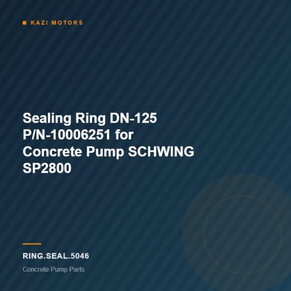 Sealing Ring DN-125 P/N-10006251 for Concrete Pump SCHWING SP2800