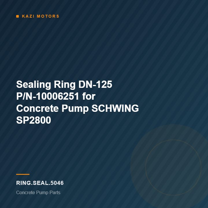 km-ring-seal-5046 Sealing Ring DN-125 P/N-10006251 for Concrete Pump SCHWING SP2800