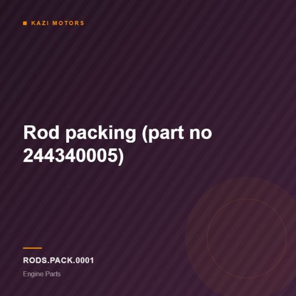 Rod packing (part no 244340005)