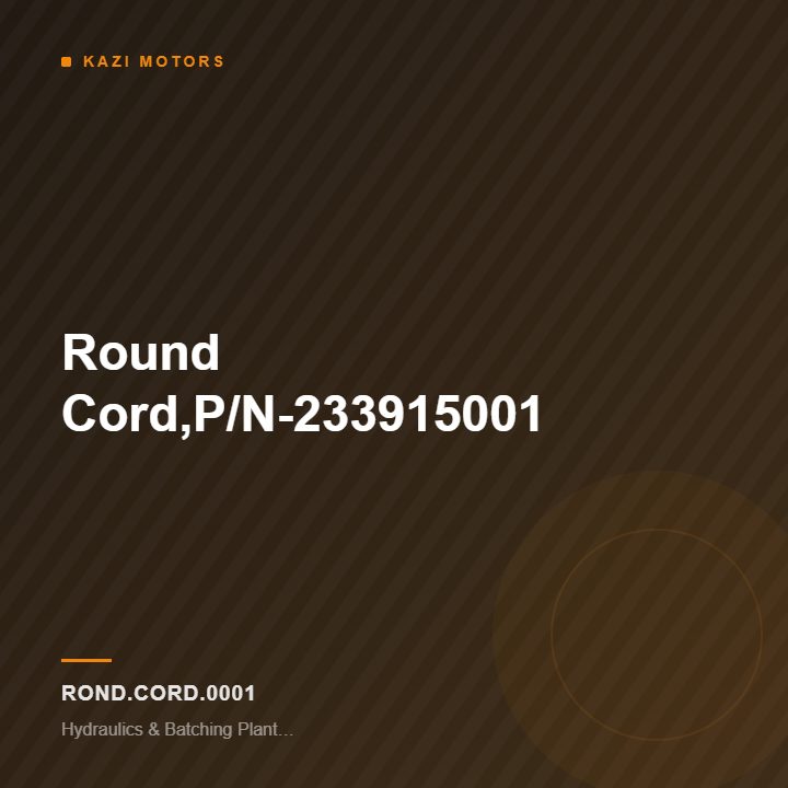 Round Cord,P/N-233915001