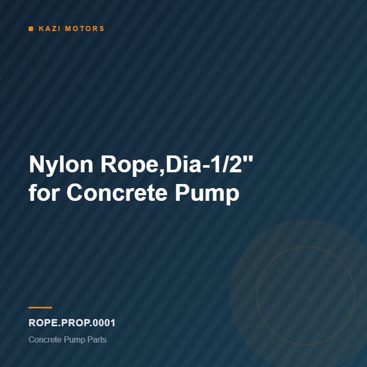 Nylon Rope,Dia-1/2” for Concrete Pump