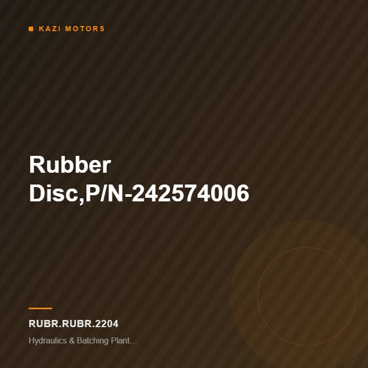 Rubber Disc,P/N-242574006
